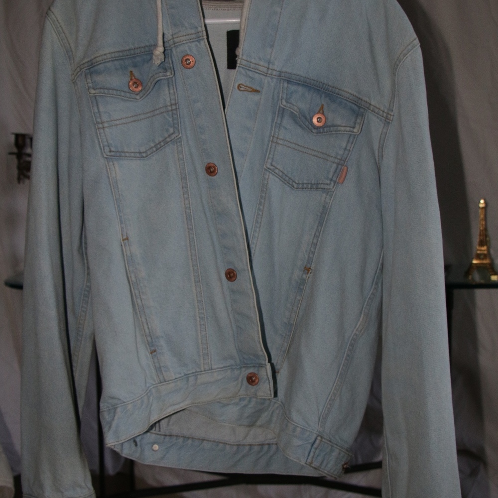 Asos hooded jean jacket